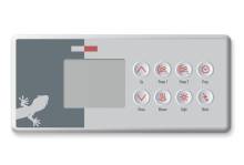 Gecko spa topside control panel TSC-4-GE1 AND OVERLAY Gecko spa topside control panel TSC-4-GE1 AND OVERLAY