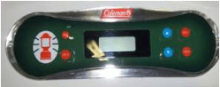 Coleman spa topside control panel COLE700S, 7 BUTTON 3 PUMP Coleman spa topside control panel COLE700S, 7 BUTTON 3 PUMP